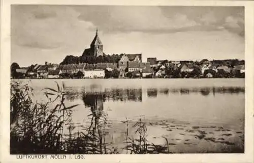 Ak Mölln im Herzogtum Lauenburg, Ortsansicht, Kirche