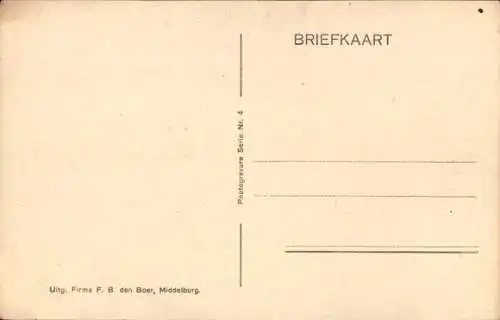 Ak Veere Zeeland Niederlande, Niederländische Volkstrachten