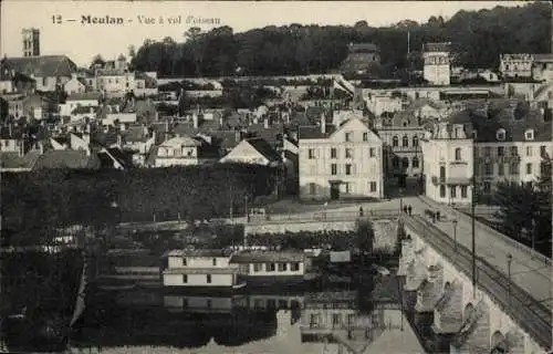 Ak Meulan en Yvelines, Vue a vol d'oiseau