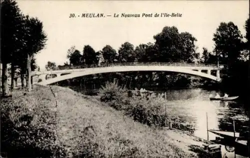 Ak Meulan en Yvelines, Nouveau Pont de l'Ile Belle