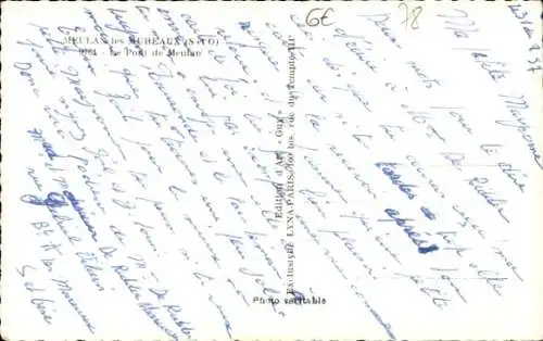 Ak Meulan en Yvelines, Pont de Meulan