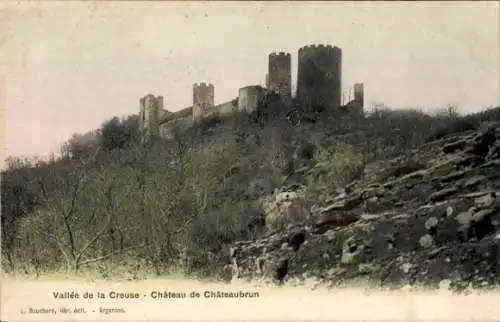 Ak Cuzion Indre, Burg Châteaubrun