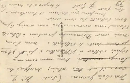 Ak Villers sur Mer Calvados, Pleine mer