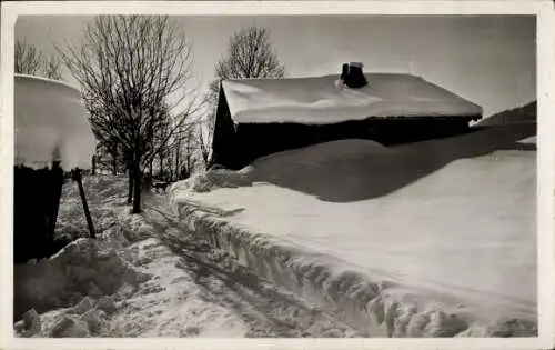 Ak Megève Haute Savoie, Station hivernale, Chaler Savoyard, Winter