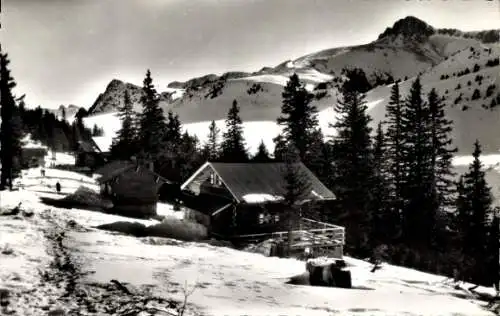 Ak Thollon Haute Savoie, Chalets aux Memises, Winter