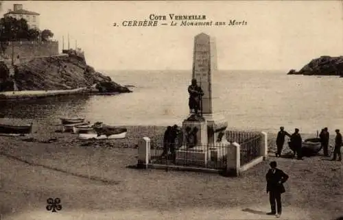 Ak Cerbere, Monument aux Morts