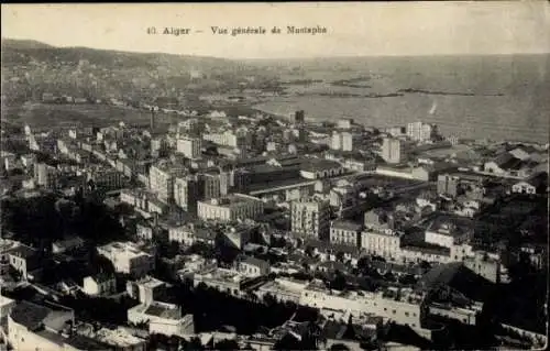 Ak Alger Algerien,  Gesamtansicht der Mustapha