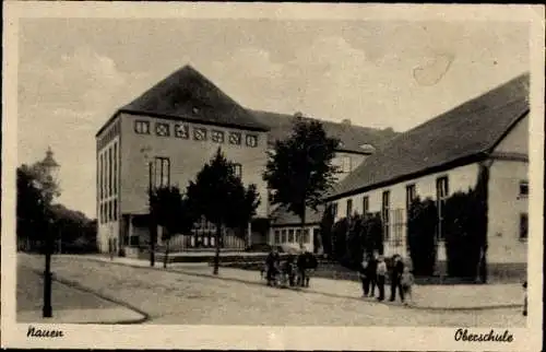 Ak Nauen im Havelland, Oberschule