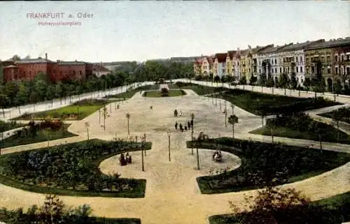 Ak Frankfurt an der Oder, Hohenzollernplatz