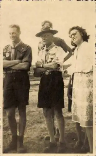 Foto Ak Pfadfinder, Robert S. S. Baden-Powell ?