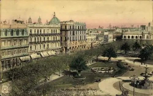 Ak Buenos Aires Argentinien, Plaza de Mayo