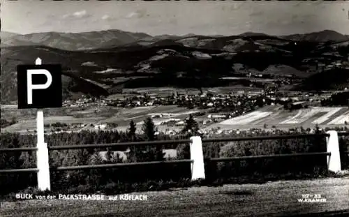 Ak Köflach Steiermark, Gesamtansicht, Blick von der Parkstraße