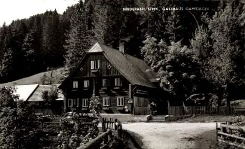 Ak Niederalpl Steiermark, Gasthaus Gamsjäger