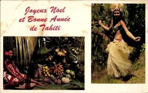 Ak Tahiti Ozeanien, Obst, Miss Tahiti 1964