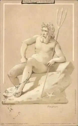 Halt gegen das Licht Litho Neptun, Mythologie