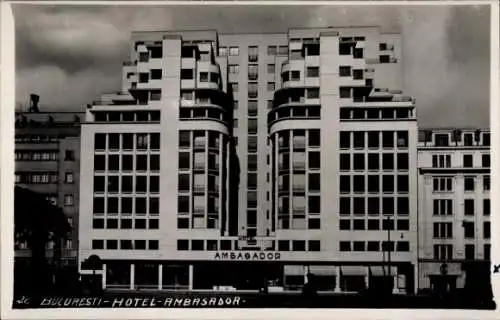 Ak București Bukarest Rumänien, Hotel Ambasador