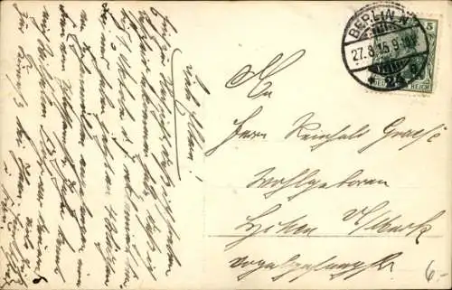 Foto Ak Berlin, Arbeiter mit einer Maschine