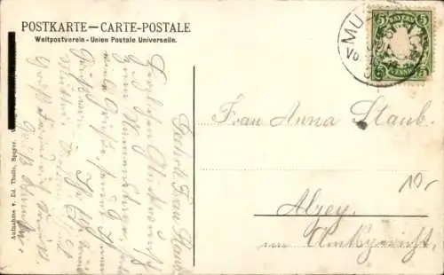 Ak Mußbach Neustadt an der Weinstraße, Am Schwanen