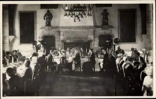 Foto Ak Gustav Adolf von Schweden, Sibylla von Sachsen Coburg Gotha, Hochzeit