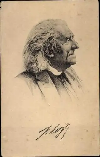 Ak Komponist Franz von Liszt, Porträt