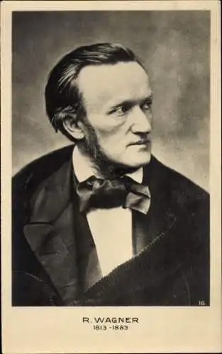 Ak Komponist, Dramatiker und Dichter Richard Wagner, Portrait