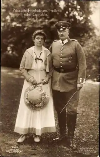 Ak Eitel Friedrich Prinz von Preußen, Sophie Charlotte von Oldenburg