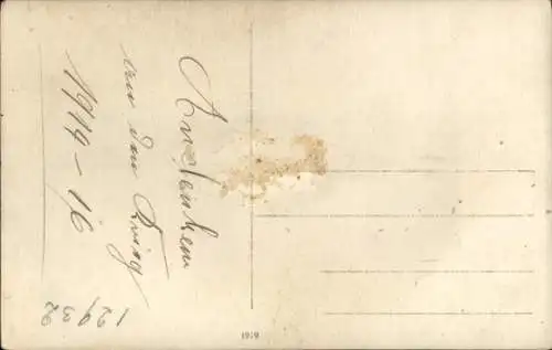 Foto Ak Deutscher Soldat in Uniform, Portrait, I WK