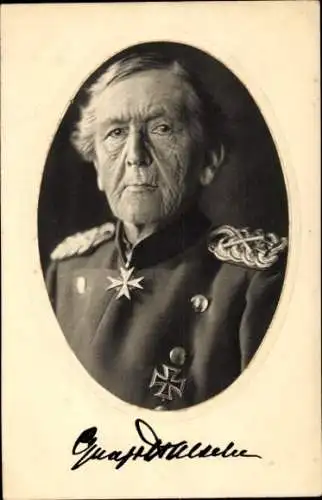 Ak Generalfeldmarschall Gottlieb von Haeseler, Portrait