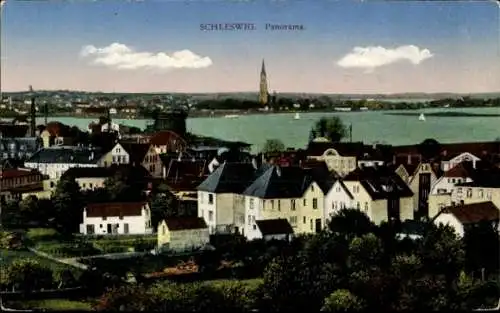 Ak Schleswig in Schleswig Holstein, Panorama