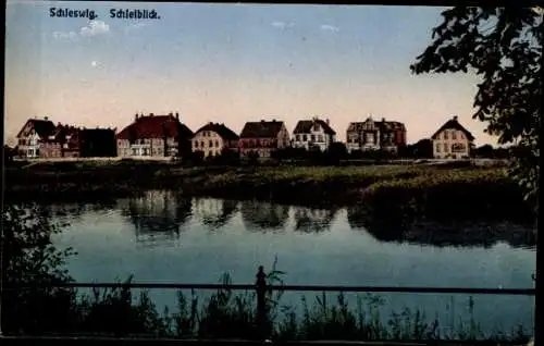 Ak Schleswig an der Schlei, Schleiblick, Teilansicht