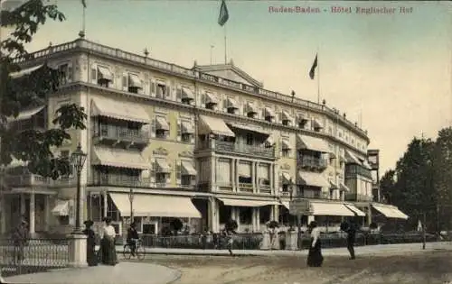 Ak Baden Baden am Schwarzwald, Hotel Englischer Hof