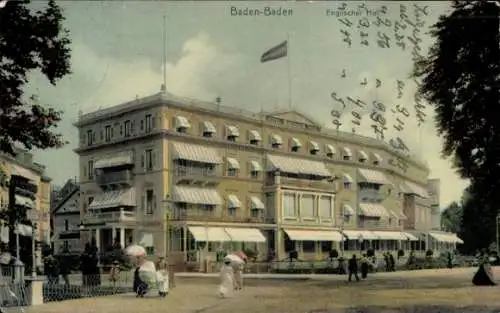 Ak Baden Baden am Schwarzwald, Hotel Englischer Hof