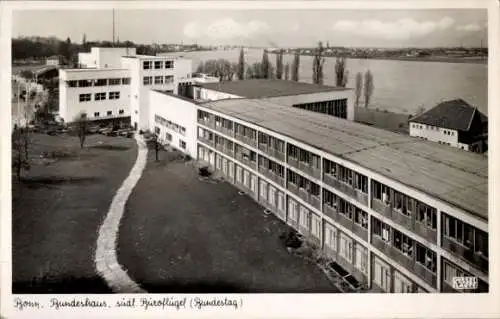 Ak Bonn am Rhein, Bundeshaus, südlicher Büroflügel, Bundestag