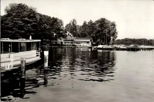 Ak Fürstenberg an der Havel, Gaststätte Anglerheim, Schwedtsee