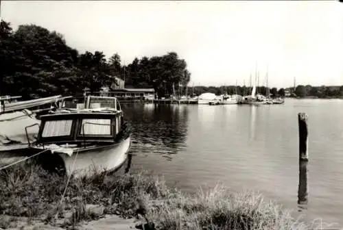 Ak Fürstenberg an der Havel, Jachthafen, Schwedtsee