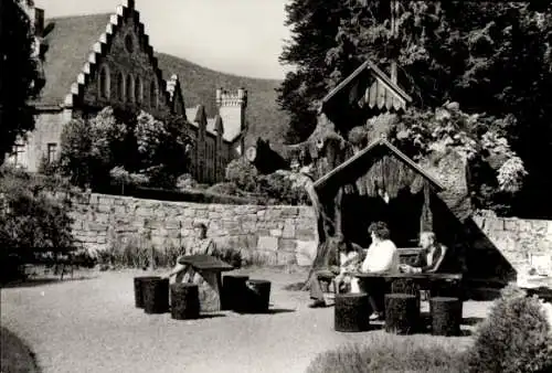 Ak Friedrichroda im Thüringer Wald, Schlosspark Reinhardsbrunn