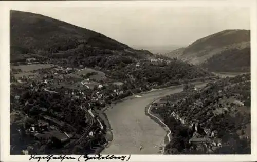 Ak Ziegelhausen Heidelberg am Neckar, Neckarlandschaft