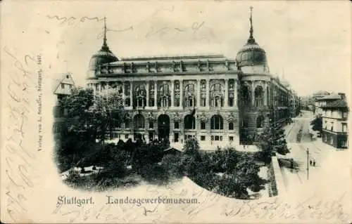 Ak Stuttgart in Württemberg, Landesgewerbemuseum