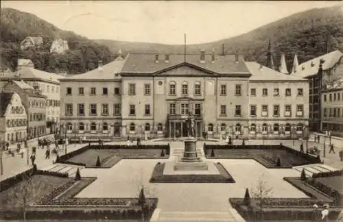 Ak Heidelberg am Neckar, Ludwigsplatz, Kollegienhaus