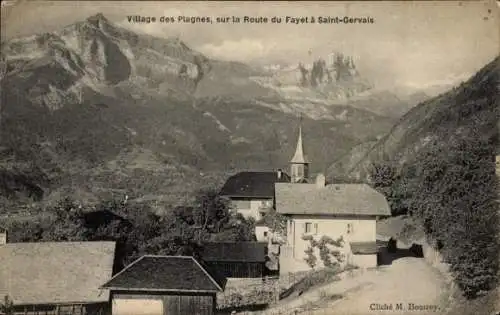 Ak Village des Plagnes Haute Savoie, sur la Route du Fayet a Saint Gervais