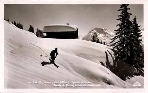 Ak La Clusaz Haute Savoie, Sports d'hiver Pente du Danay et chaine des Aravis, Winter