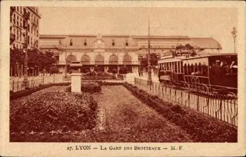 Ak Lyon Rhône, La Gare des Brotteaux