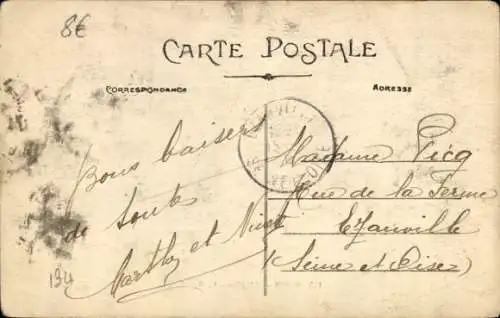 Ak Bron Rhône, Kirche