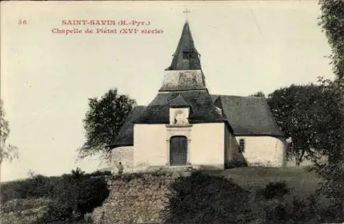 Ak Saint Savin Hautes-Pyrénées, Chapelle de Pietat