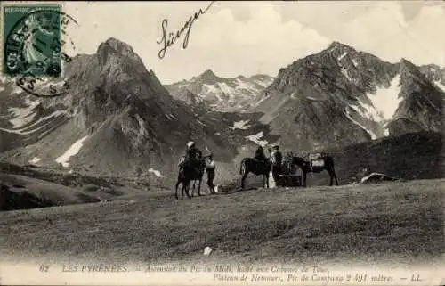 Ak Ascension du Pic du Midi, Plateau de Nemours, Pic de Campana