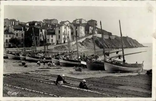 Ak Banyuls sur Mer Pyrénées-Orientales, Les Remailleuses