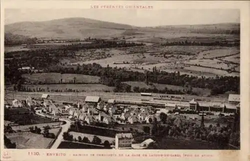 Ak Enveitg Pyrénées Orientales, Maisons de Cheminots de la Gare de Latour-de-Carol