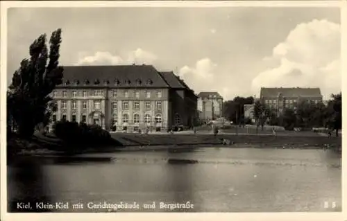 Ak Kiel, Klein Kiel, Gerichtsgebäude, Bergstraße