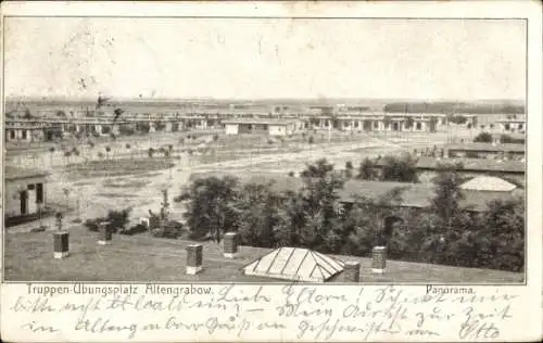 Ak Altengrabow Möckern in Sachsen Anhalt, Truppenübungsplatz, Panorama