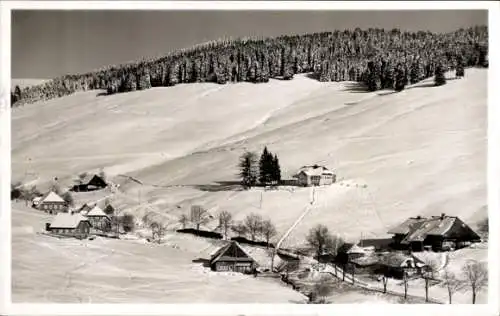 Ak Todtnauberg Todtnau im Schwarzwald, Gesamtansicht, Winter